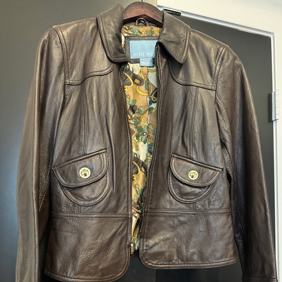 Nine West leather Jacket - Picture 3 of 4